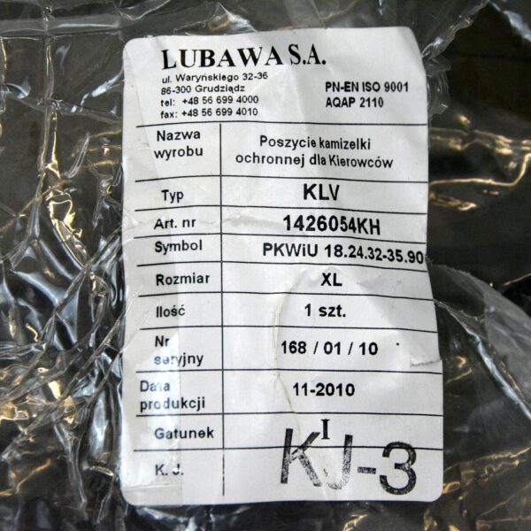 Kamizelka kierowcy ochronna - obrazek 3