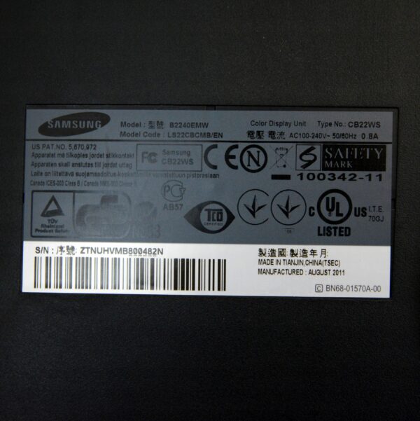 Monitor Samsung 22" SyncMaster B2240 - obrazek 5