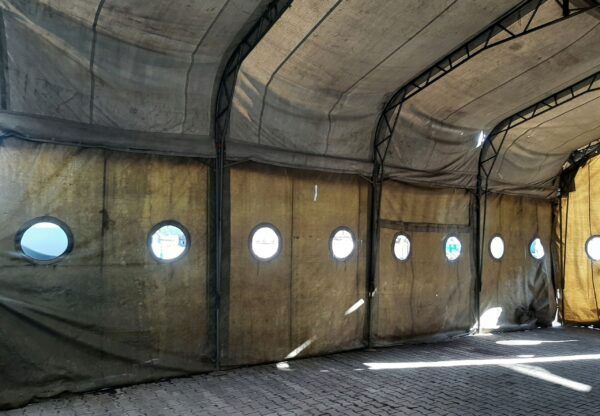 Namiot techniczny wojskowy 11x6,5x4,5m WP - obrazek 6