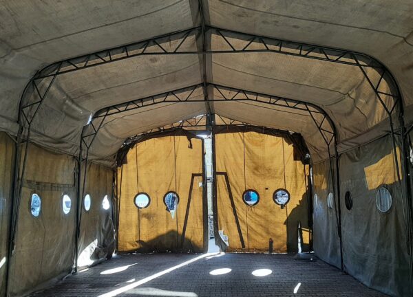 Namiot techniczny wojskowy 11x6,5x4,5m WP - obrazek 5