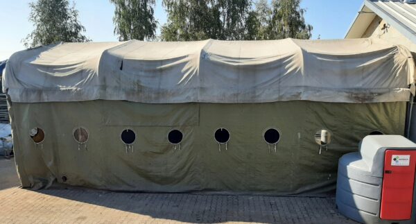 Namiot techniczny wojskowy 11x6,5x4,5m WP - obrazek 2