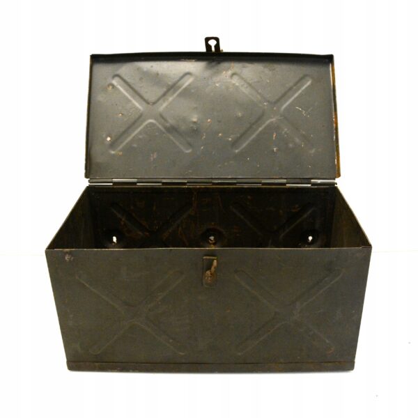Skrzynia metalowa wojskowa 51x28x26cm - obrazek 3
