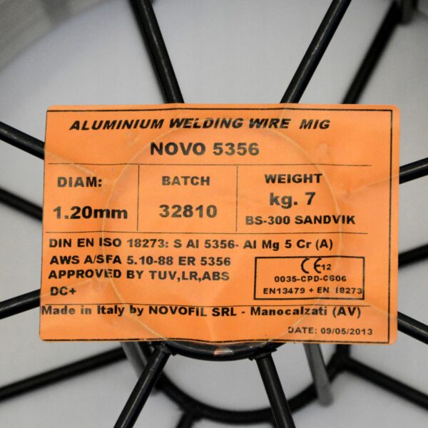Drut spawalniczy aluminium 1.2 7kg NOVO 5356 - obrazek 2