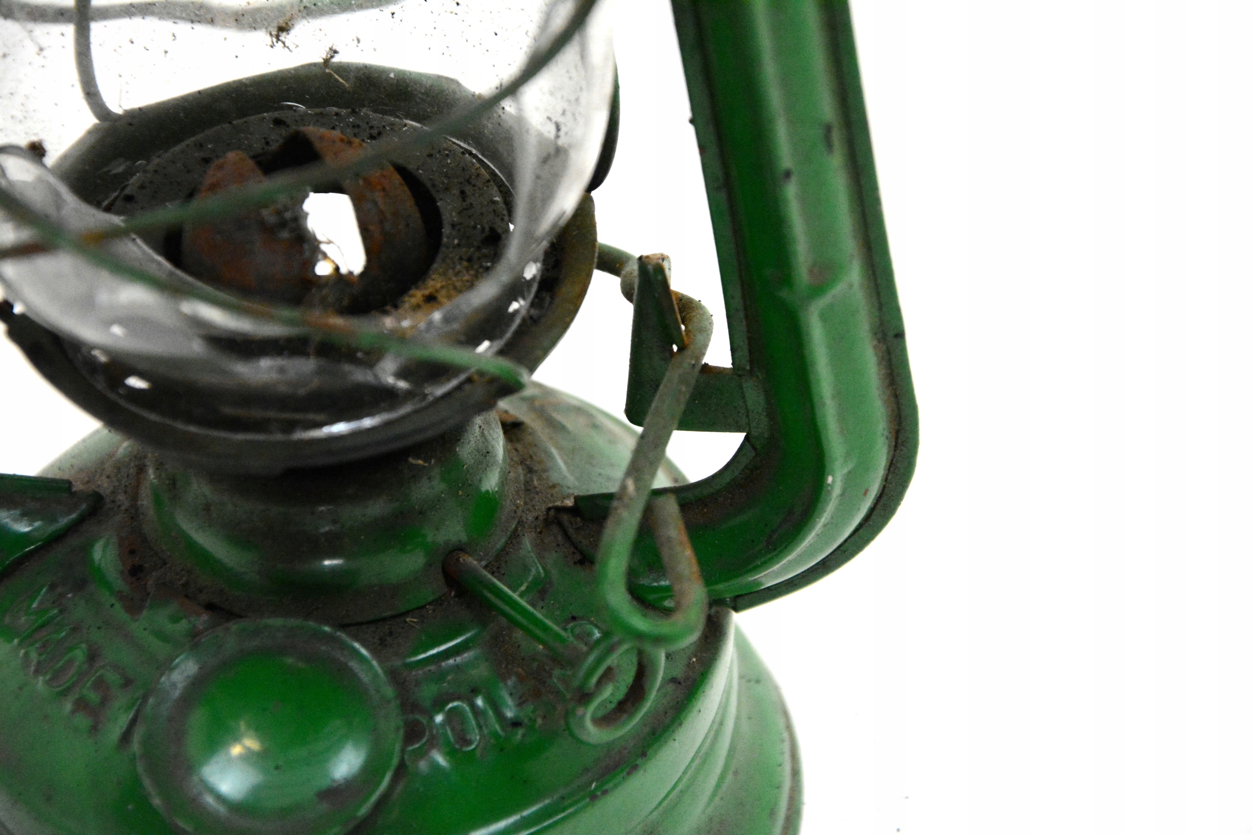 Stara lampa naftowa JUPITER 1 PRL - uszkodzona - obrazek 6
