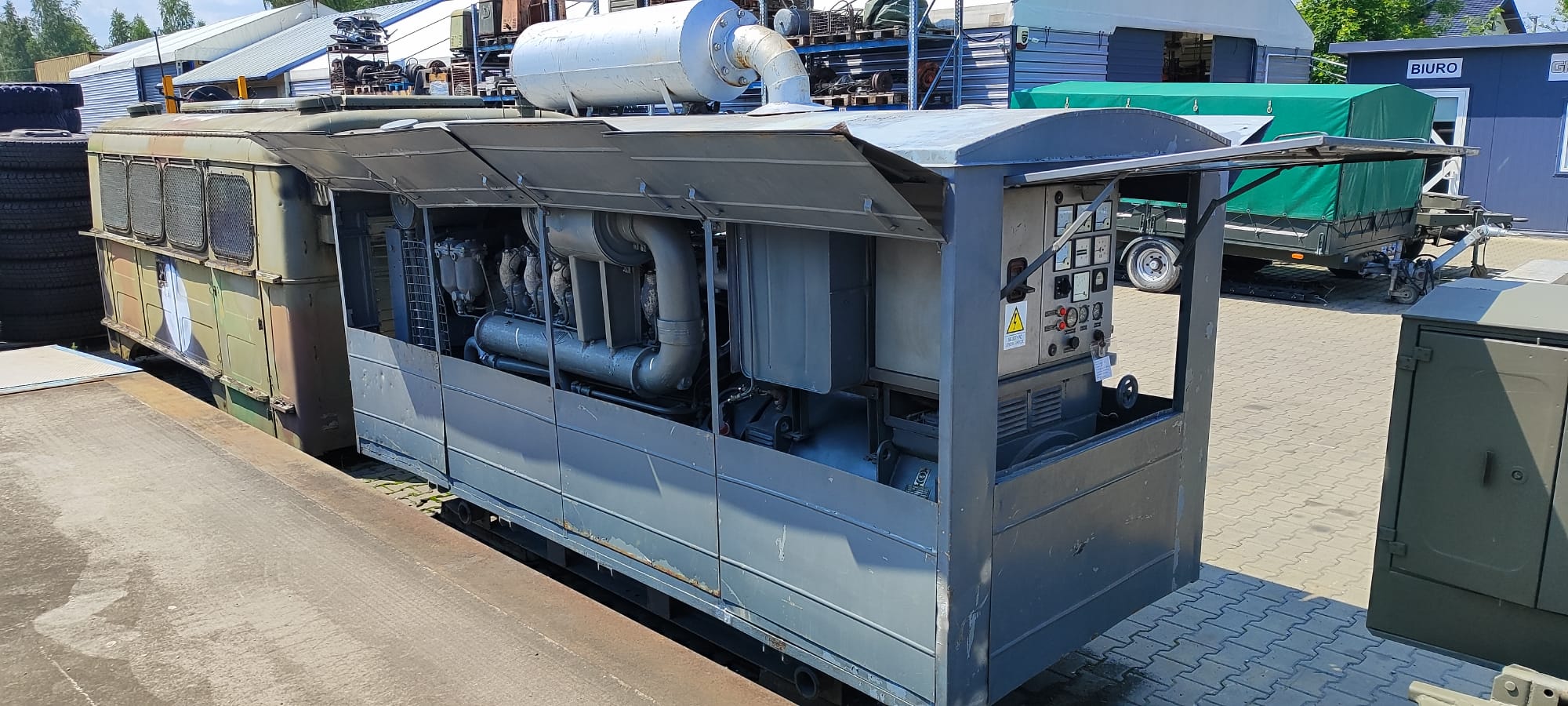 Agregat Prądotówrczy Wosjkowy WOLA 85ZZPP-78H12/200 kW V12