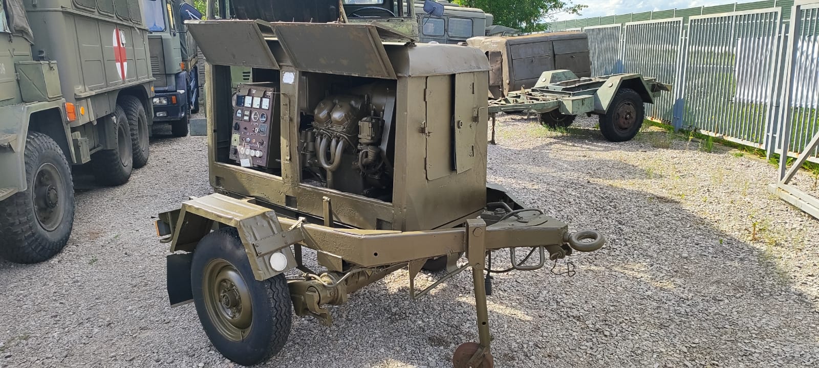 Agregat Prądotwórczy PAD-8 silnik IFA Diesel chłodzony powietrzem