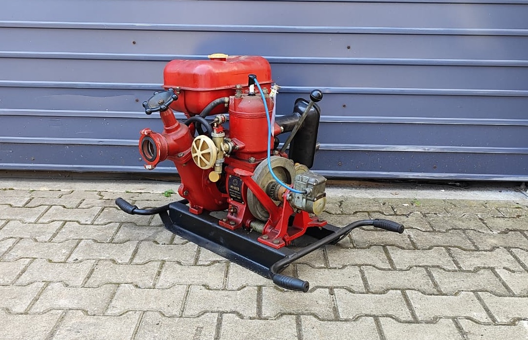 Motopompa Strażacka MP-600Z (МП-600З) ZSRR 1980 r. – SPRAWNA!