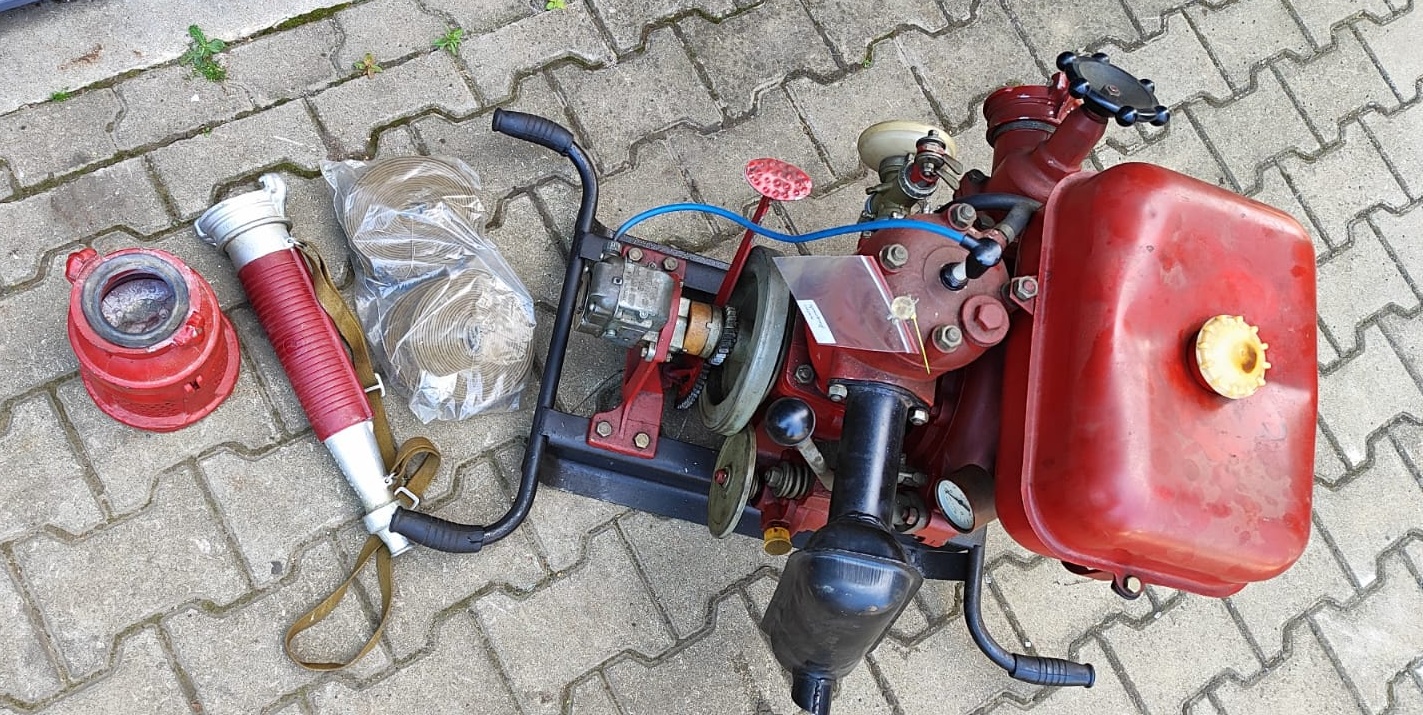 Motopompa Strażacka MP-600Z (МП-600З) ZSRR 1980 r. – SPRAWNA! - obrazek 8