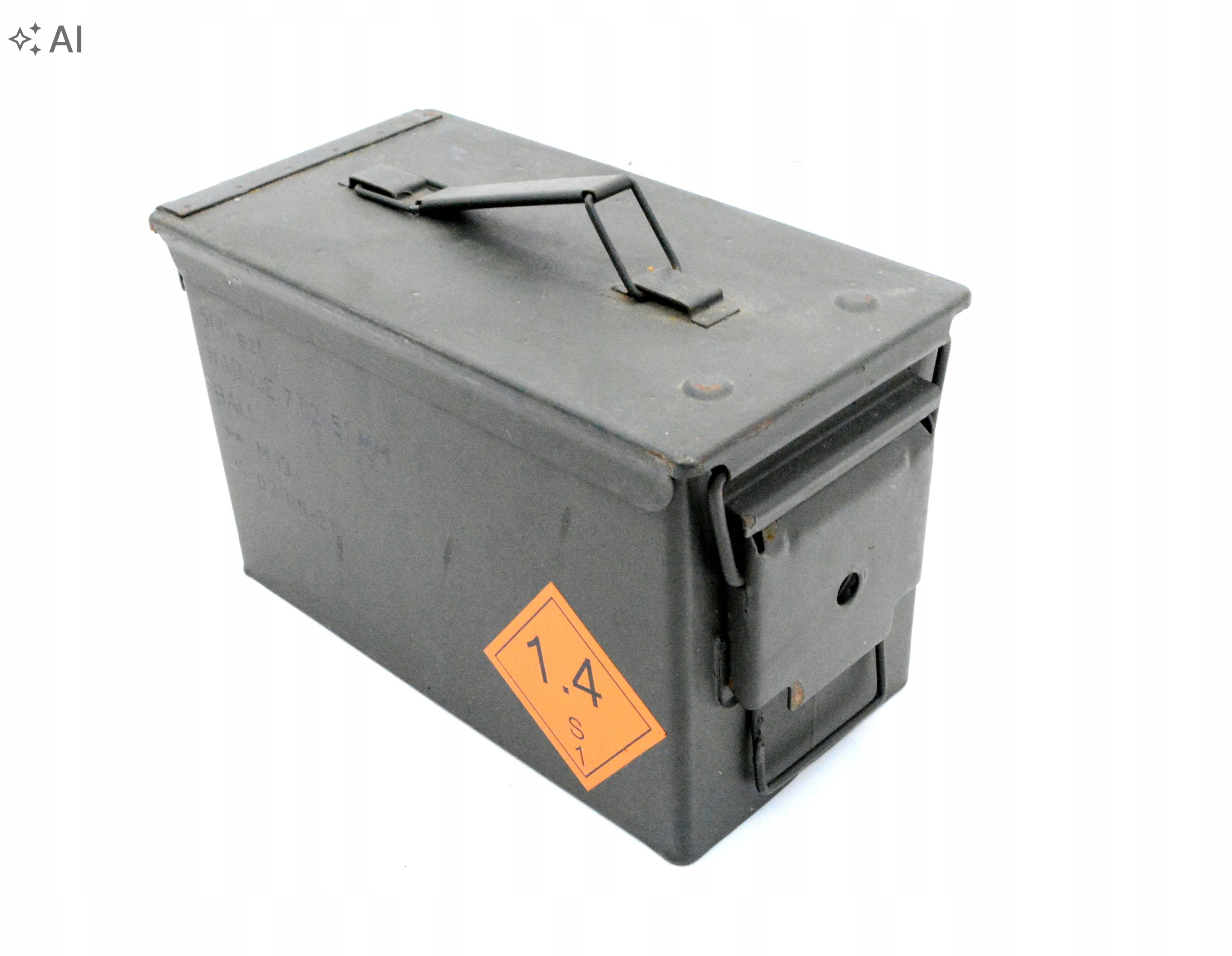 Oryginalna Skrzynka Amunicyjna Wojskowa M2A1 Metalowa 7.62x51 WP