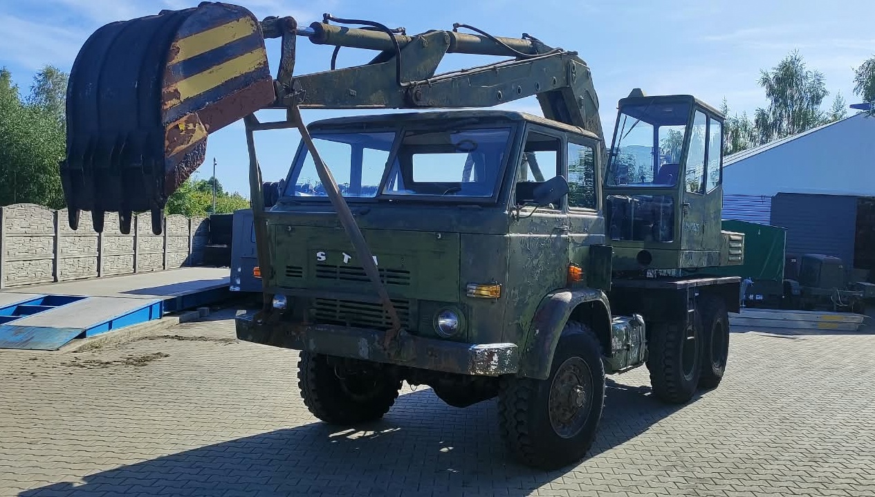 Koparka Samochodowa Star 266 Waryński K-407 6x6