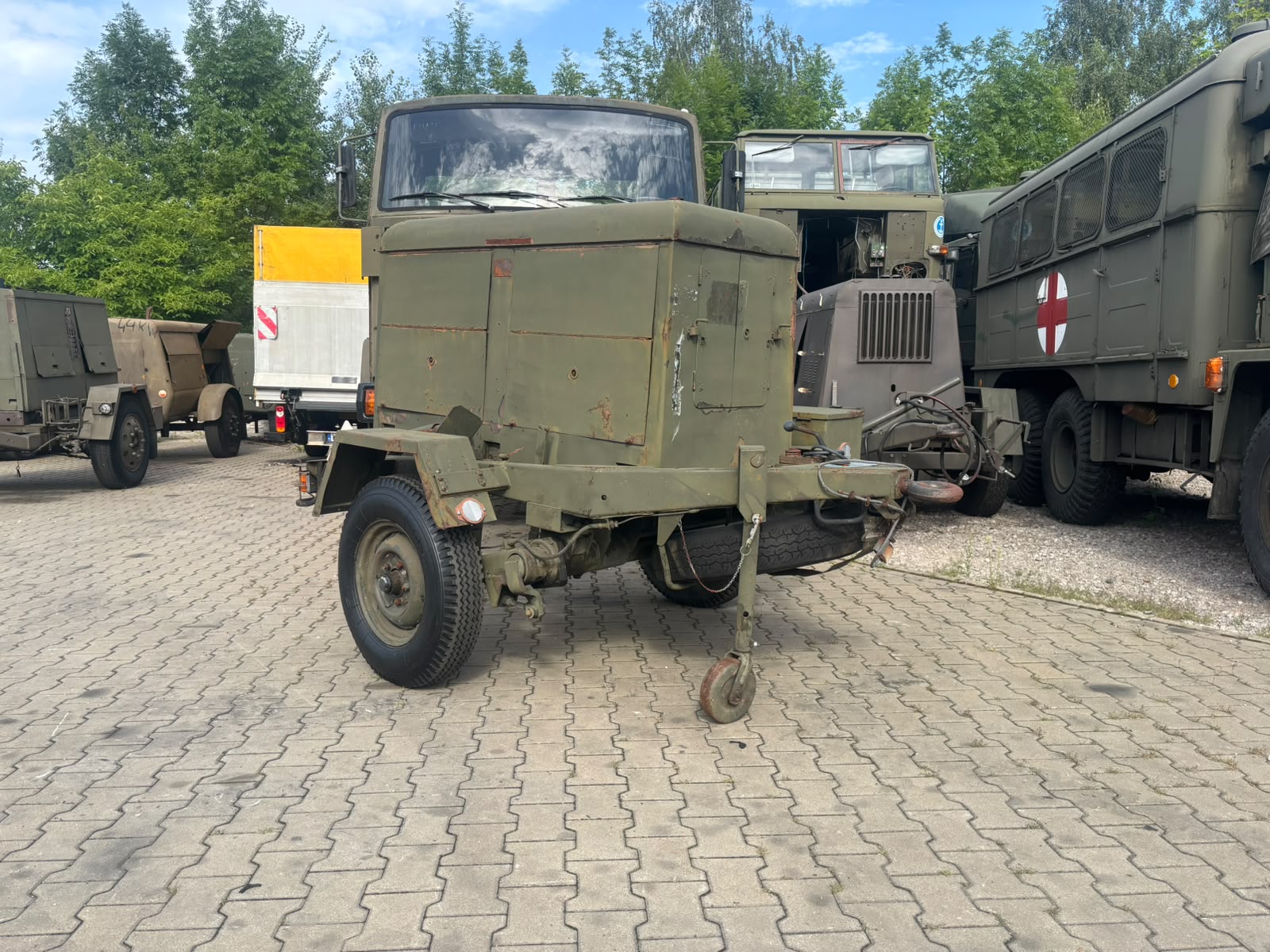 Agregat Prądotwórczy PAD-8 silnik IFA chłodzony powietrzem